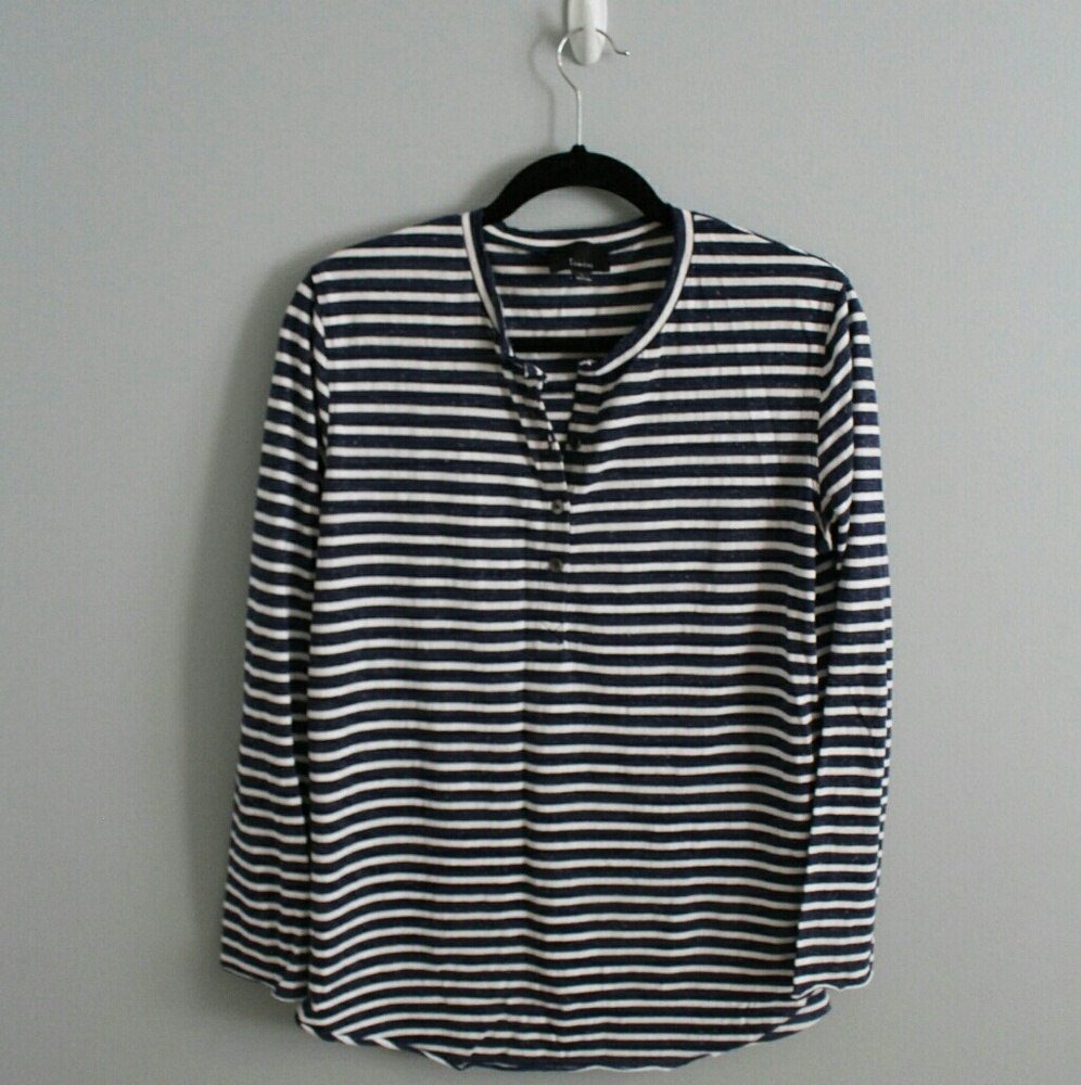 Striped long sleeve shirt